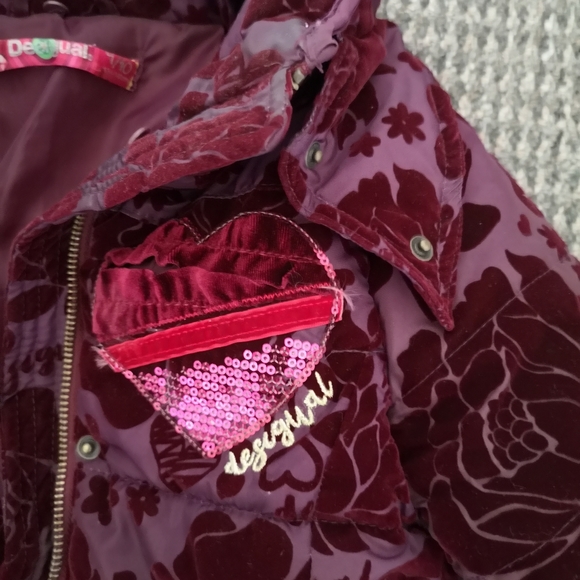 Girls Desigual Coat - Picture 3 of 4